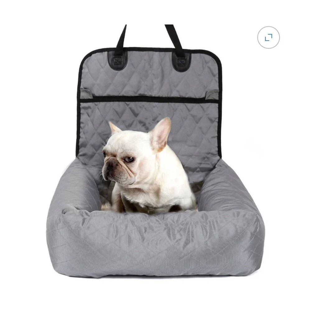 Dog Car Seat Booster 2-in-1 Pet Car seat Indoor Lounge Comfortable Cozy Couch